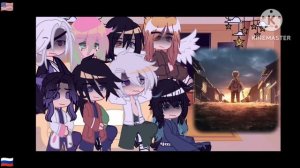 ° Hashira reaction to Shinaguzawa Sanemi/ Реакция хашир на Шинагудзаву Санеми 1/1 ° 🇺🇸🇷🇺
