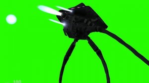 трипод на зелёном фоне