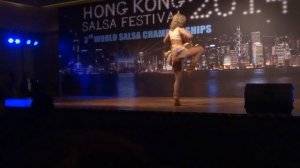 3rd World Salsa Championships Hong Kong 2014, III place, Kristina Mazur