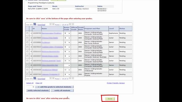Faculty Center Overview Part 3 Grade Roster Rev6 15 1 смотреть онлайн