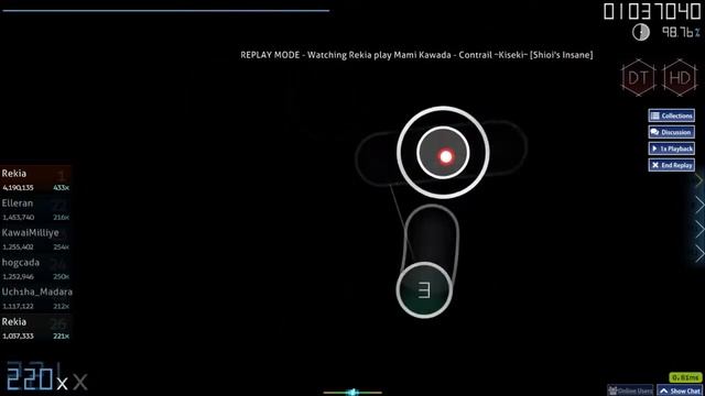 Mami Kawada - Contrail ~Kiseki~ [Shioi's Insane] + HDDT FC 390 PP смотреть онлайн