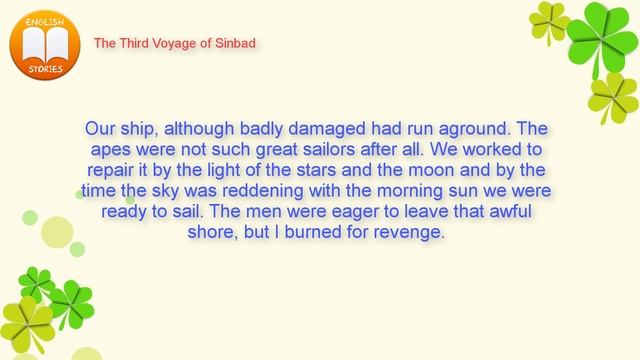 Learn English Through Story ⭐The Third Voyage Of Sinbad (1001 Nights)
