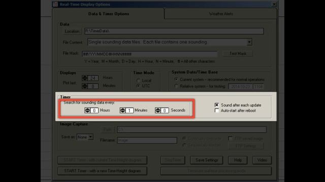 RAOB Automatic Time-Height Diagrams