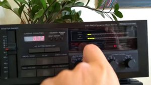 Magnetofon deck Yamaha K-540 RS wygląd działanie.