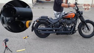 Harley Davidson Street Bob 114 Kess Tech Klappenauspuff Euro 5 Soundcheck & DB Messung