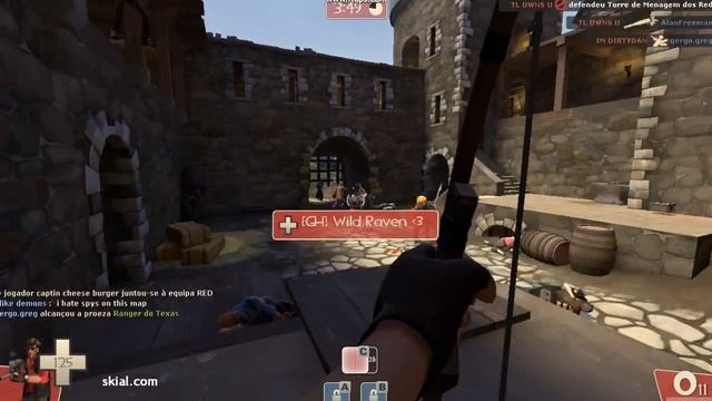 Team Fortress 2 gameplay - mapa medieval =) смотреть онлайн