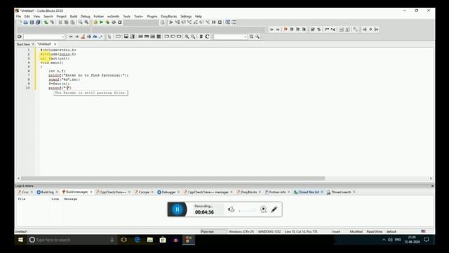 PROGRAM of FUNCTION "C"  #clanguage