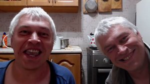 Геннадий Горин и Гешка смеются