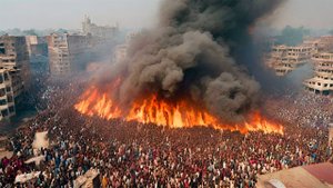 A catastrophe on a global scale! The world's largest landfill has been burning for 24 hours in Indi