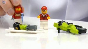 Лего Скорая Помощь 60116. Обзор конструктора Лего Сити Самолёт Скорой Помощи. @Cartonka