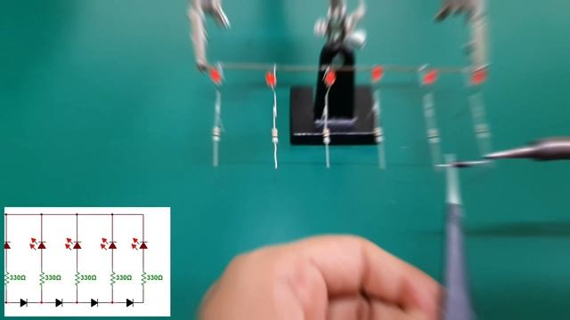 Heart Pulse Firing LEDs - Electronics Project