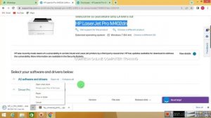 How to download HP Laser jet M402-M403dn printer Driver  How to install printer driver
