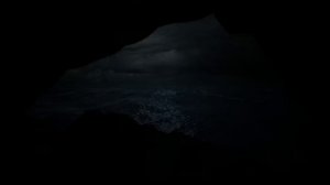 Сильный океанский ливень с непрекращающимися звуками грома для сна