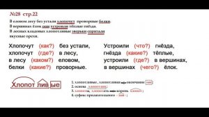 ГДЗ РУССКИЙ ЯЗЫК УПРАЖНЕНИЕ.28 КЛАСС 4 КАНАКИНА ЧАСТЬ 1