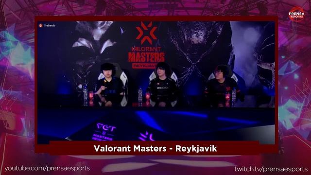 DRX, Xerxia Gaming y Zeta Division / Valorant Masters Press Room