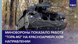 Минобороны показало работу "Тора-М2" на красноармейском направлении