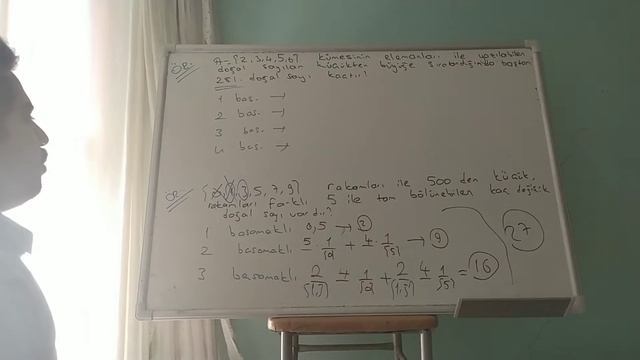 Sıralama Seçme ve Faktöriyel (Sayma ve Olasılık) TYT - AYT - KPSS - ALES - DGS - YÖS