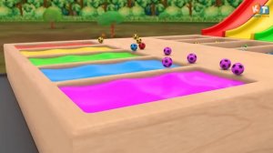 Колеса на автобусе, Малышка Акула, разноцветные шарики и большие грузовики, детские стишки, детские