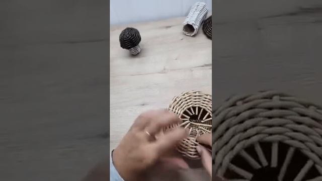 Про цвет грибочков и как получить зеленый #плетениеизбумажнойлозы #плетениеизлозы