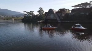 Touring Hobart, Tasmania - Derwent River Cruise To Mona.