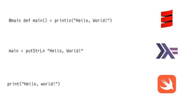 Hello World на 25 языках программирования