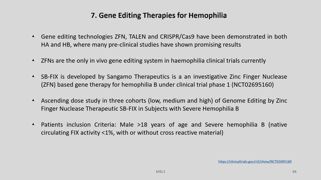 Lec 33: Human cell engineering in diseases : Hemophilia - Part B смотреть онлайн