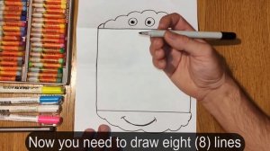 Делаем Открытку Радужная тучка / Урок Рисования / How to make a postcard Rainbow / Drawing Lesson