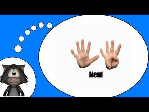 Курсы французского языка = Цифры № 1 9