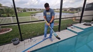 2024 Lydsto Handheld Pool Vacuum with Telescopic Pole, Cordless Rechargeable Pool Vacuum Cleaner