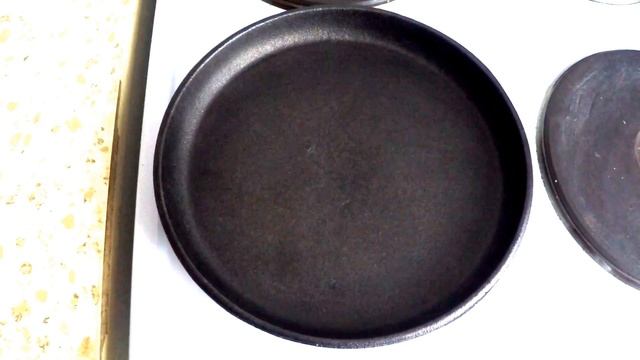 ПОДГОТОВКА НОВОЙ ЧУГУННОЙ СКОВОРОДЫ.