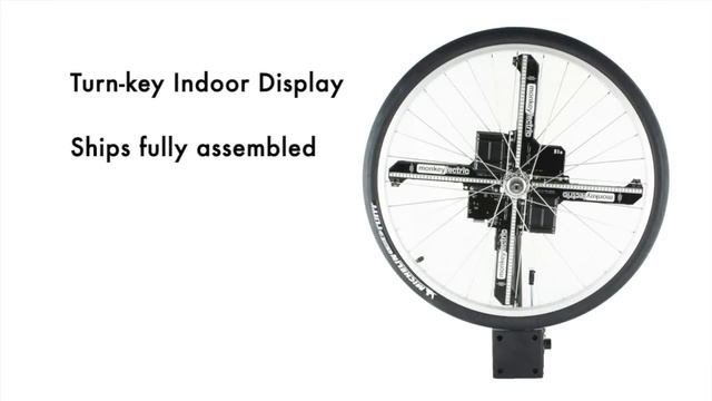 POV360 Transparent Digital LED Display - Indoor LED Sign