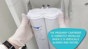 How to change the Progard® cartridge | Milli-Q® high-flow lab water system