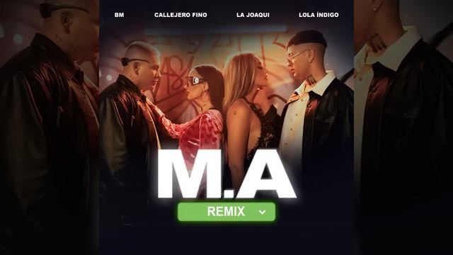 BM, Callejero fino, La joaqui, Lola indigo - M.A Remix (audio) смотреть онлайн