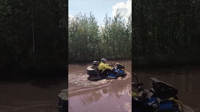 Брод, штиль, 30ые колеса на Русской механике #atv #квадроциклы смотреть онлайн