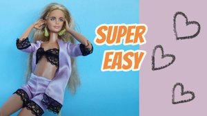 Как сшить кукольную пижаму из сатина