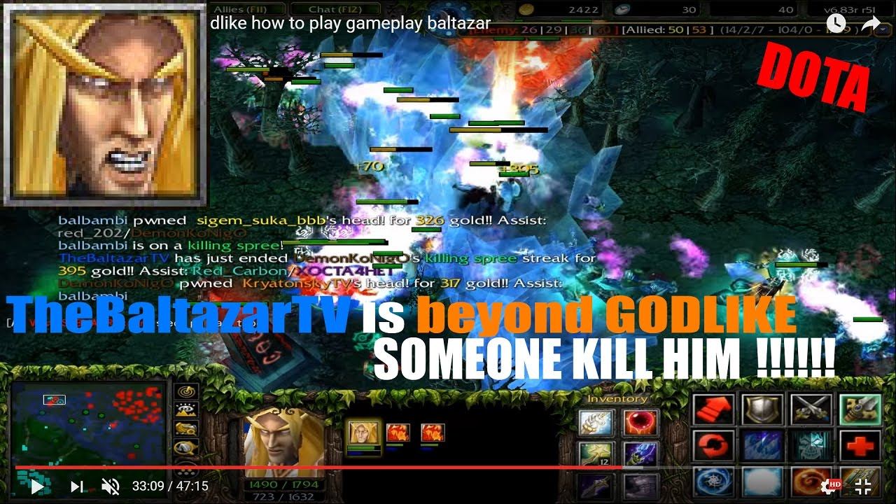 Invoker beyond GODLIKE - Dota TheBaltazarTV