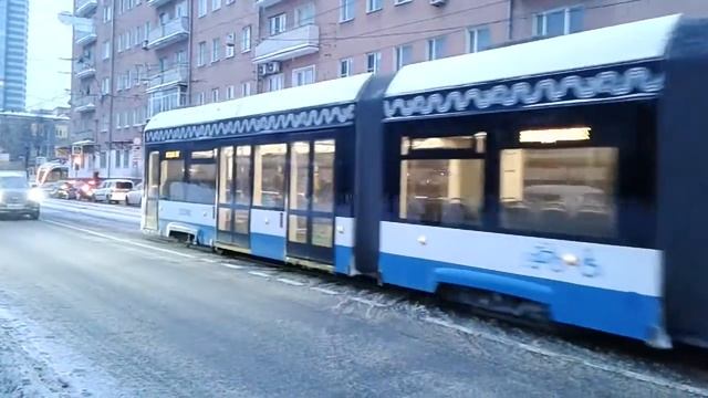 Трамвай 71-931 Витязь-Москва номер 31290. Нет посадки. смотреть онлайн