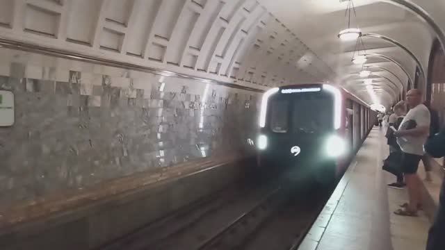 Поездка на составе 81-775.2 "Москва 2024" по Замоскворецкой линии (21.06.2024)