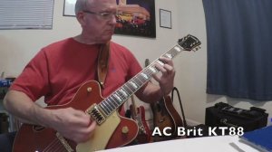 DSM & Humboldt Simplifier Zero Watt Guitar Amp on AC Brit Setting 6L6, EL34 - KT88  Gretsch G5422TG
