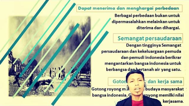 Video pembelajaran PPKN kelas VIII semester Genap materi Nilai dan semangat sumpah pemuda смотреть онлайн