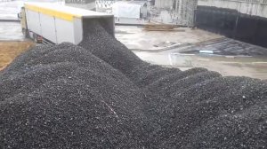 разгрузка щеповоза