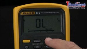 Fluke 87V: How To Switch Auto To Manual Current Ranges