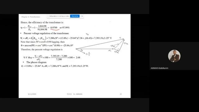 Electric machines: Transformers Lecture#4: Autotransformer 3-ph transformer (Google Meet) 12/09/202