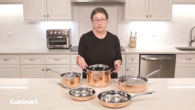 Cuisinart® | Copper Collection Tri-Ply Cookware 8 Piece Copper Set
