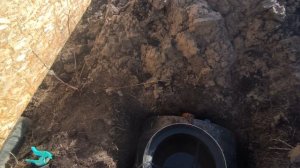 Вологодская область, п. Дорожный, монтаж септика ЭКО-Л 3 с принудительным выбросом