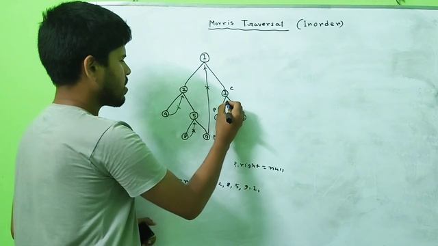 Morris Traversal Algorithm | Inorder Traversal | O(1) Space смотреть онлайн