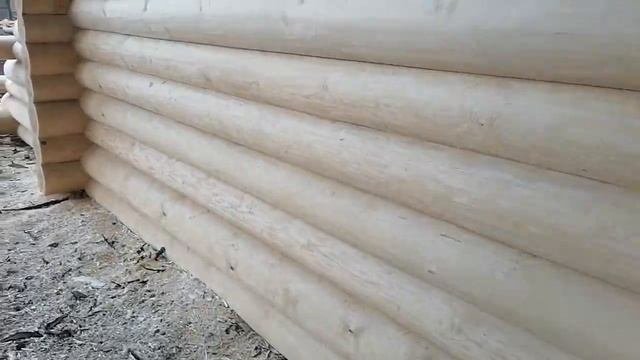 Производство сруба дома 7 на 8 в чашу