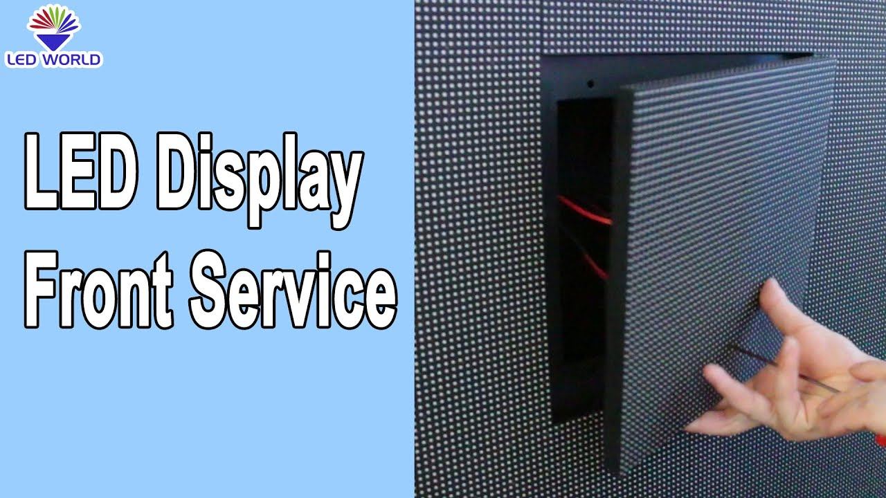LED Display Front Service | P3 91, P4 81 screen module outdoor quick maintenance смотреть онлайн