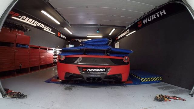 Ferrari 458 Italia by PP-Performance Dyno Run 643 HP 599 NM Exhaust Sound
