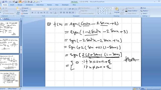 Isolated discontinuity + signum function смотреть онлайн